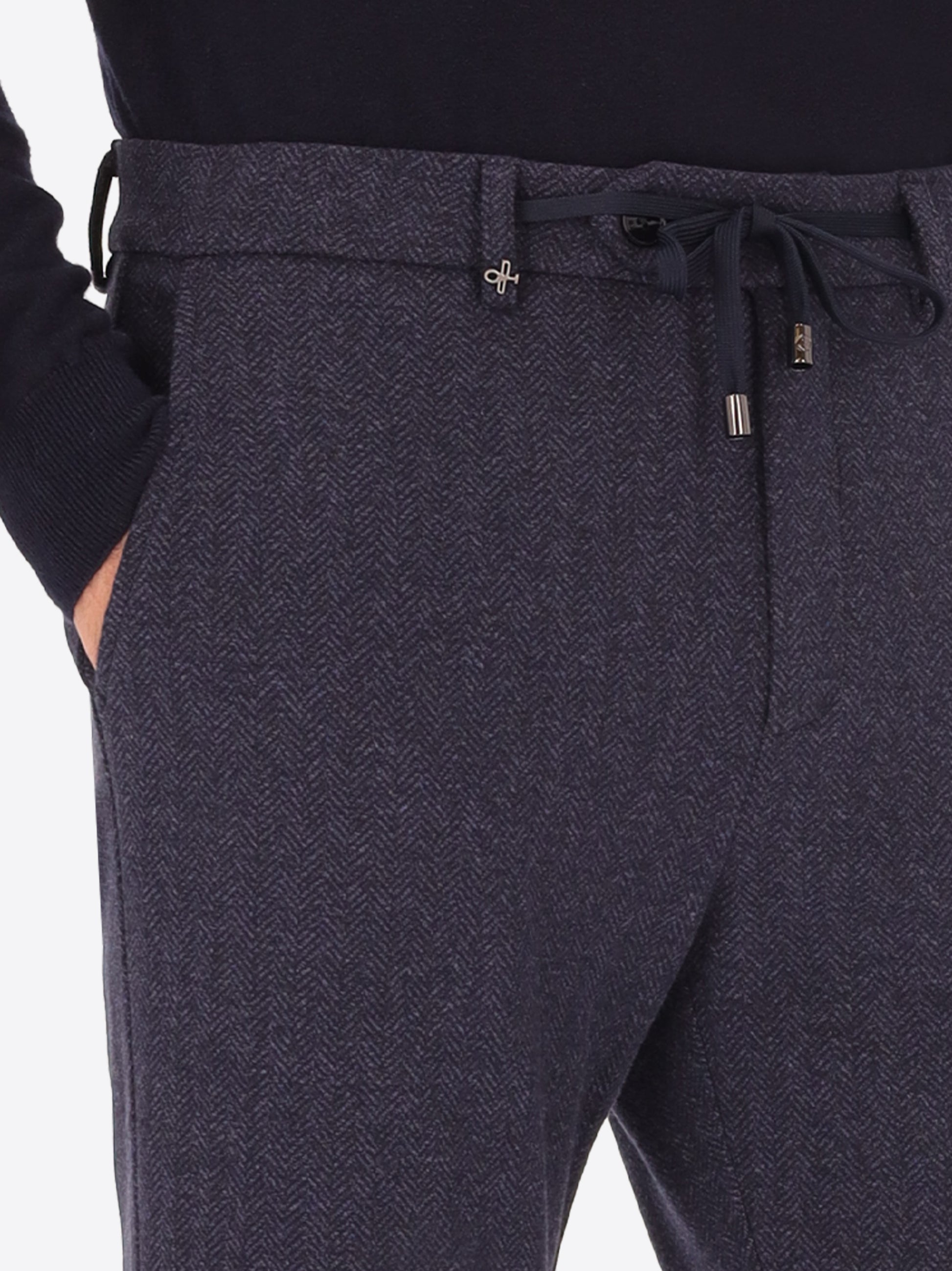 32" Pantalone York Herrin In Jersey Super Comfort Con Disegno Resca