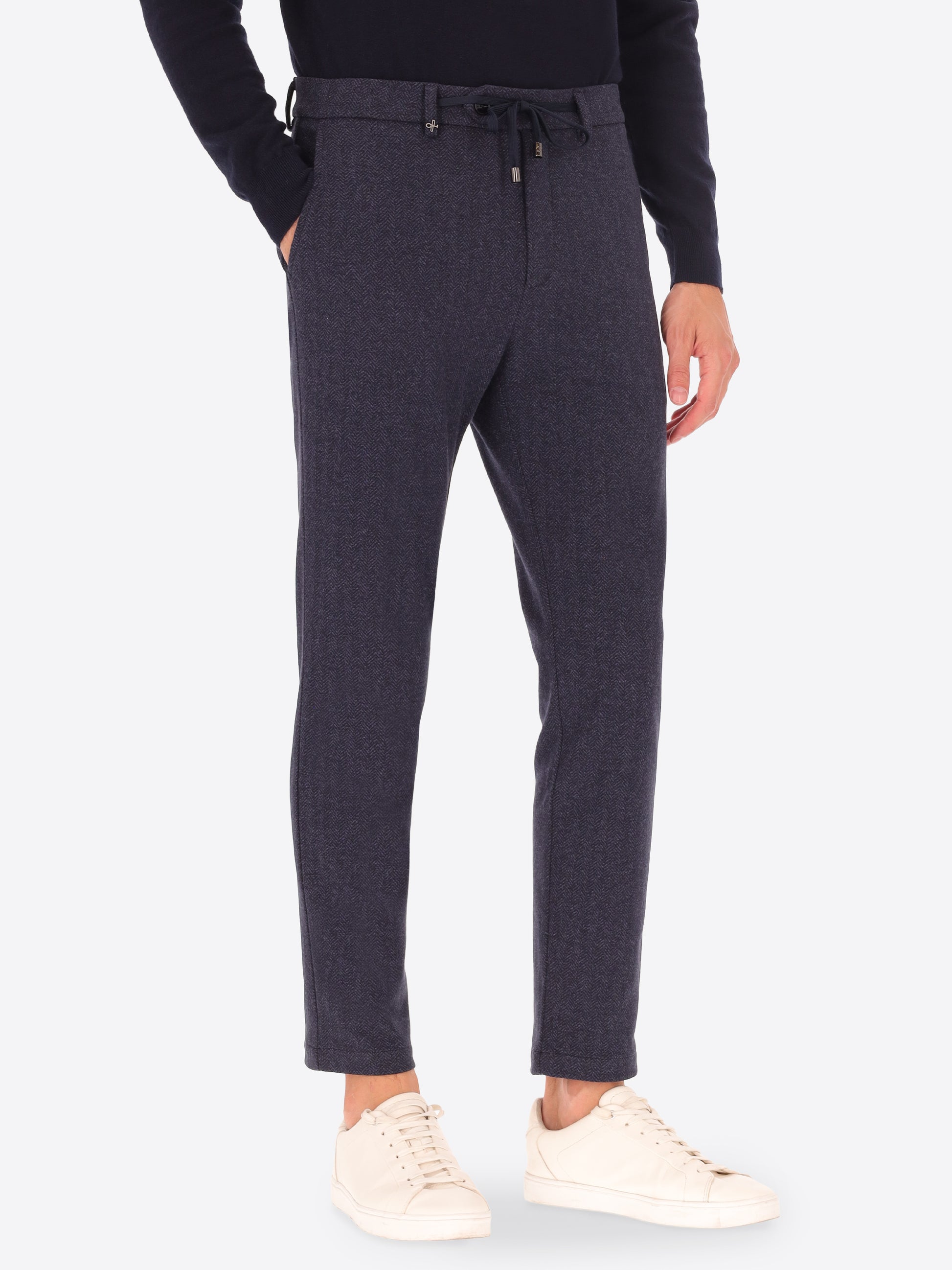 32" Pantalone York Herrin In Jersey Super Comfort Con Disegno Resca