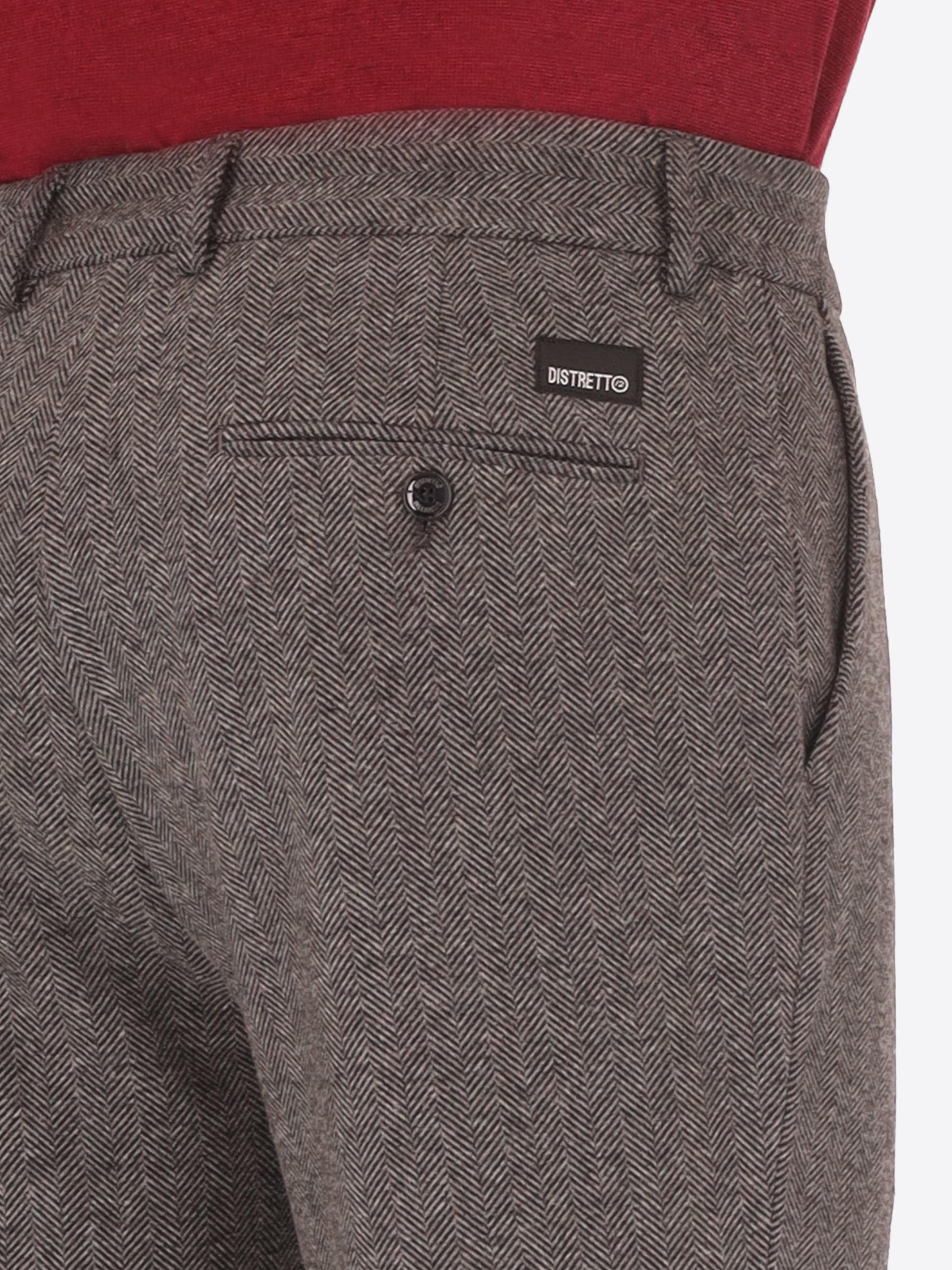 32" Pantalone York Herrin In Jersey Super Comfort Con Disegno Resca