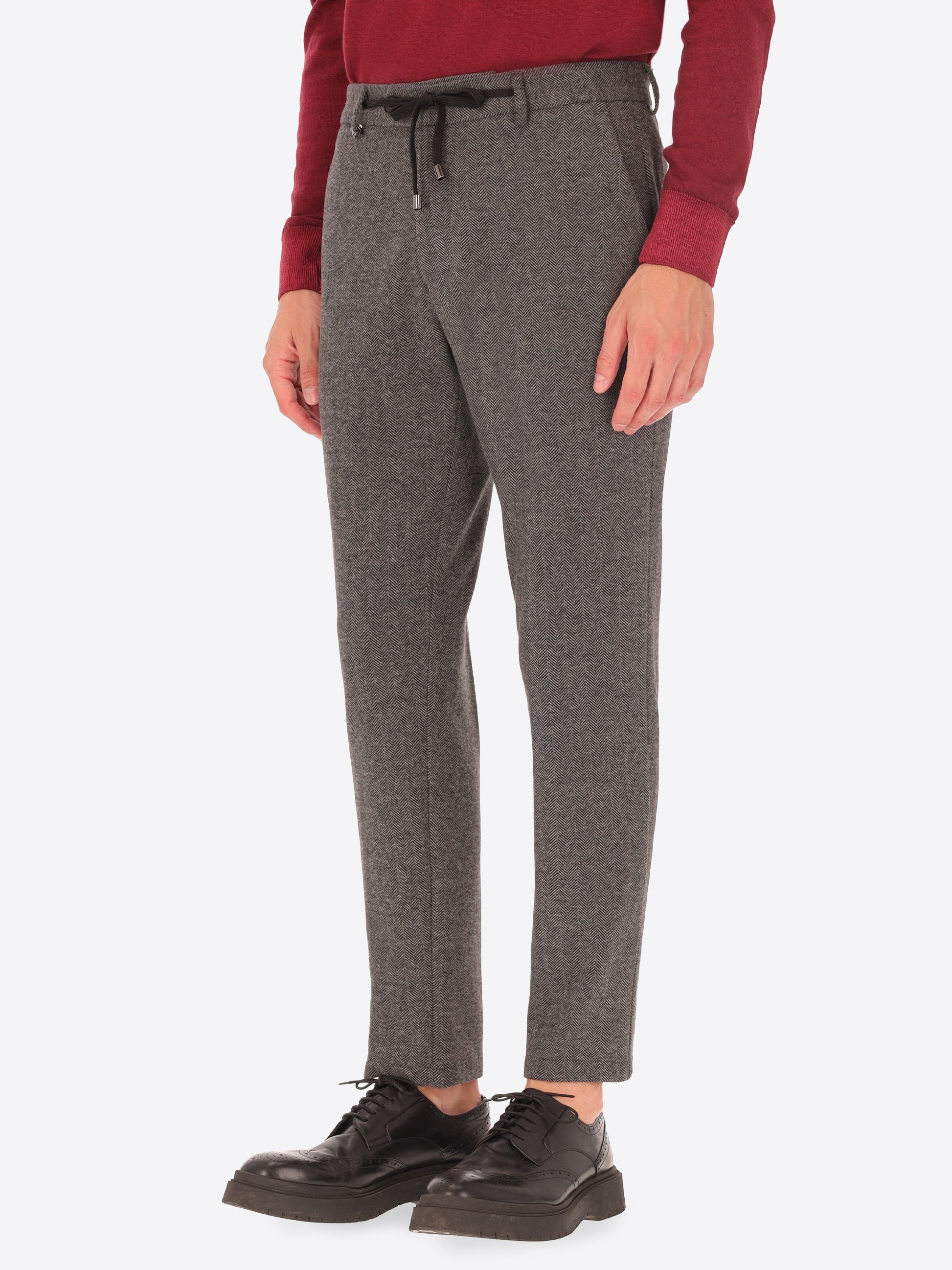 32" Pantalone York Herrin In Jersey Super Comfort Con Disegno Resca