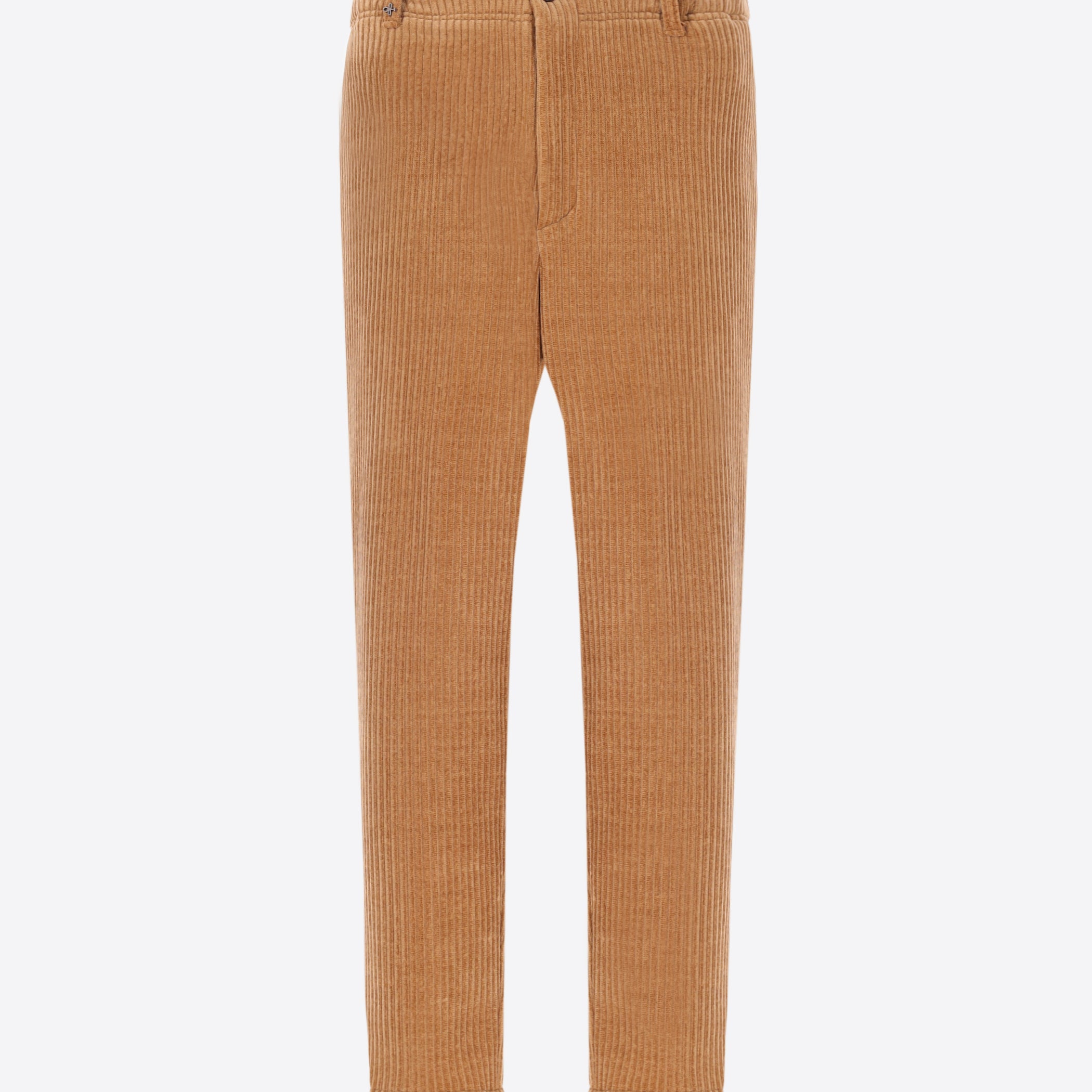 32" Pantalone Relax Torino In Velluto Con Costa Alla Francese