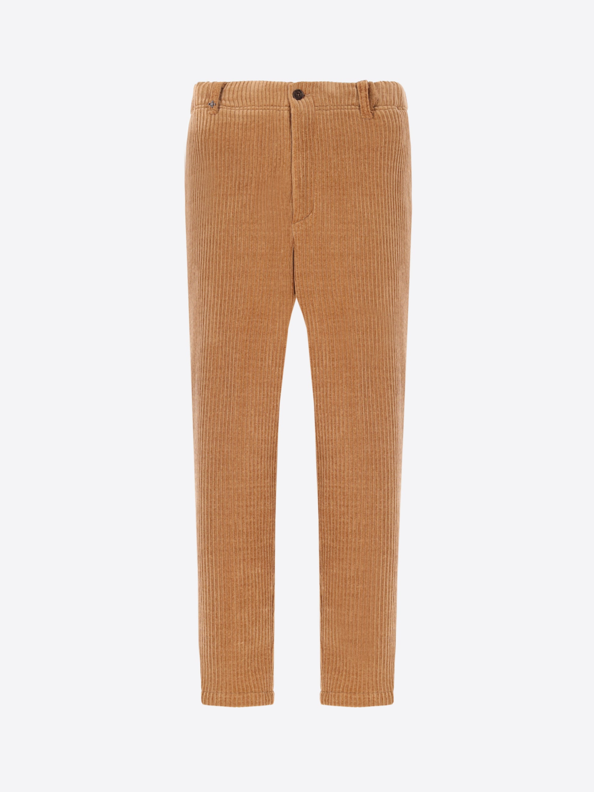32" Pantalone Relax Torino In Velluto Con Costa Alla Francese