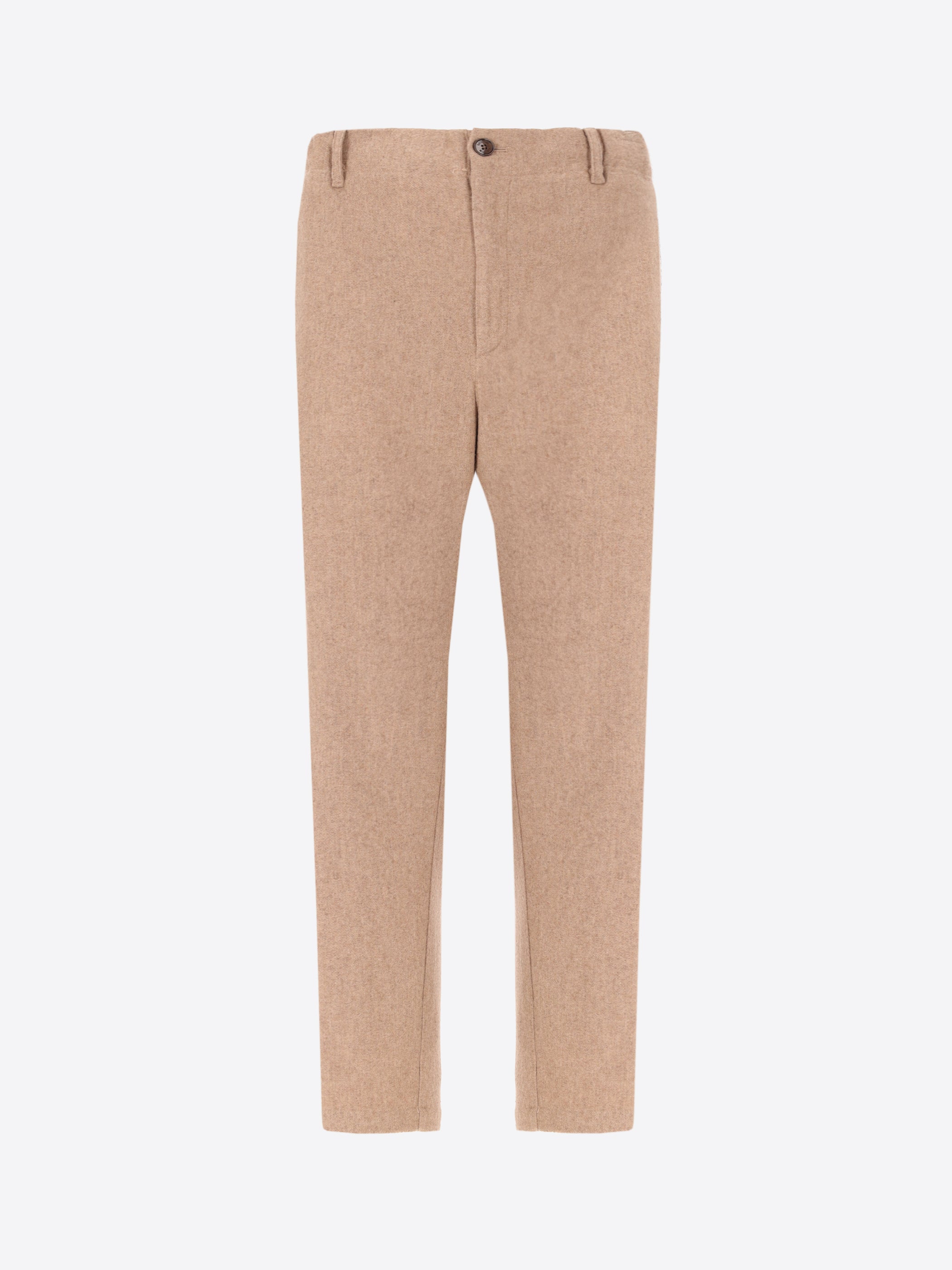 32" Worker Wool Blend Flannel Trousers Castle