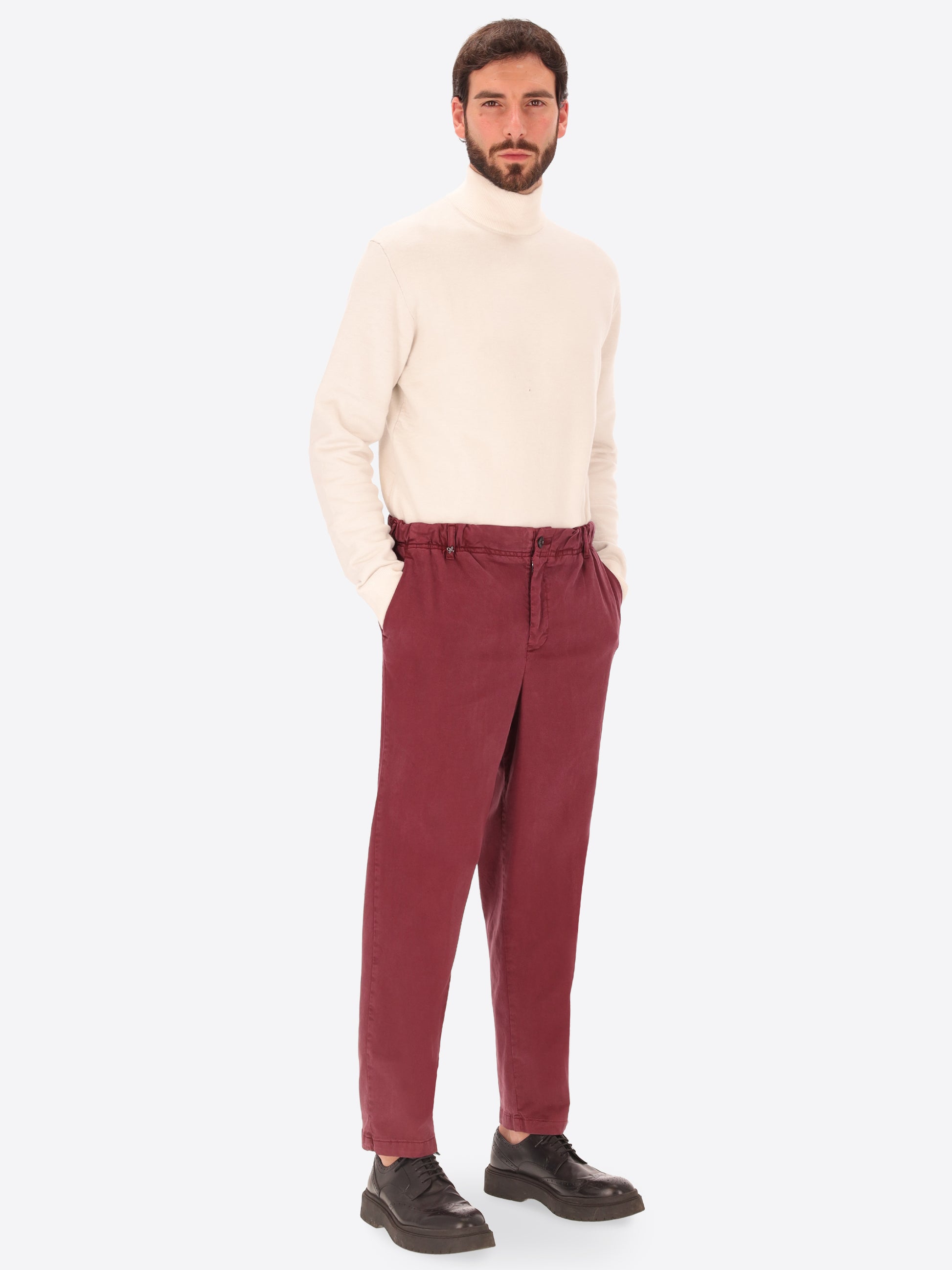 32" Warm-Touch Stretch Cotton Blend Relax Trousers Zennor