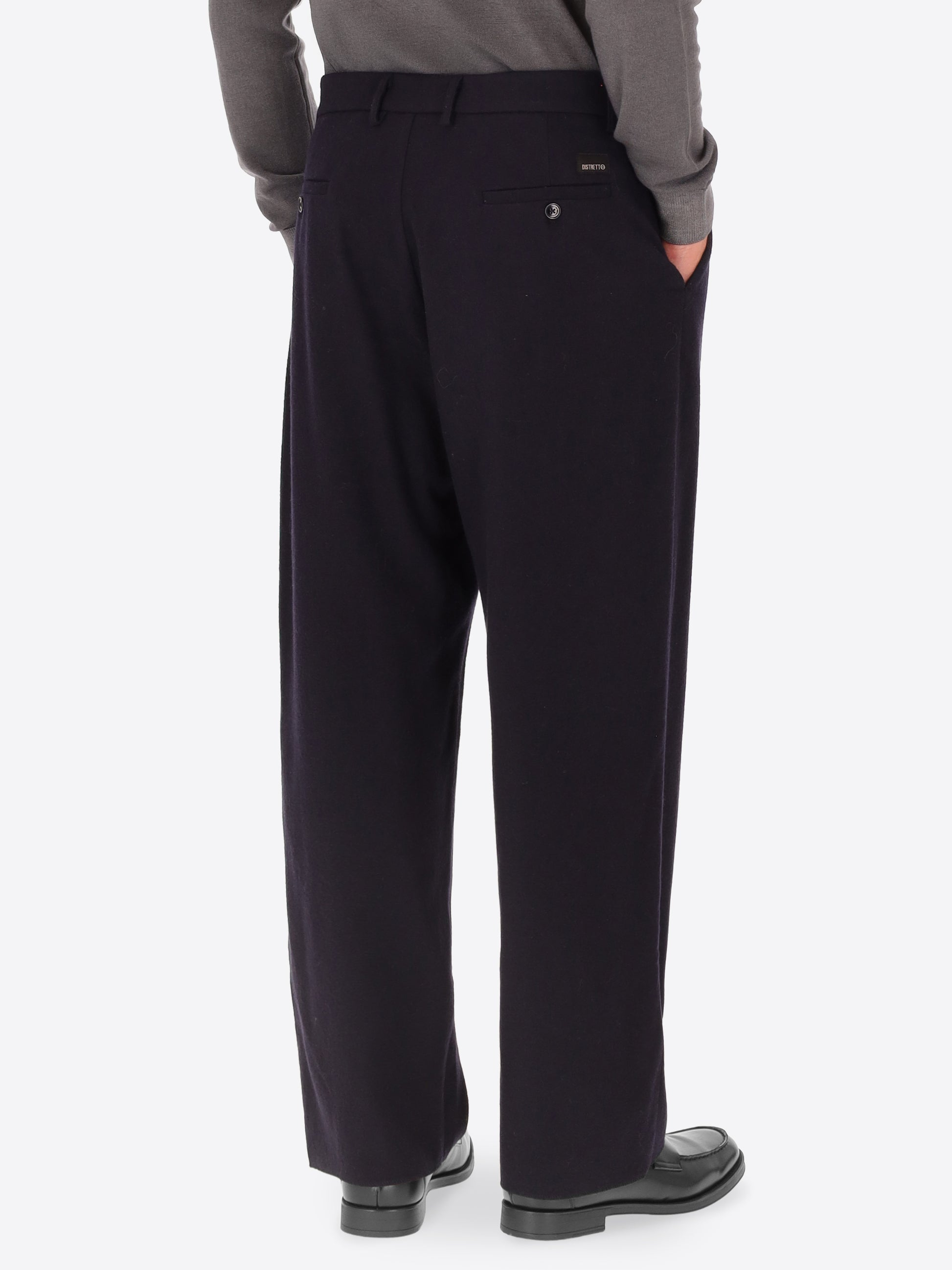 32" Lond Mélange Wool Blend Flannel Trousers Castle