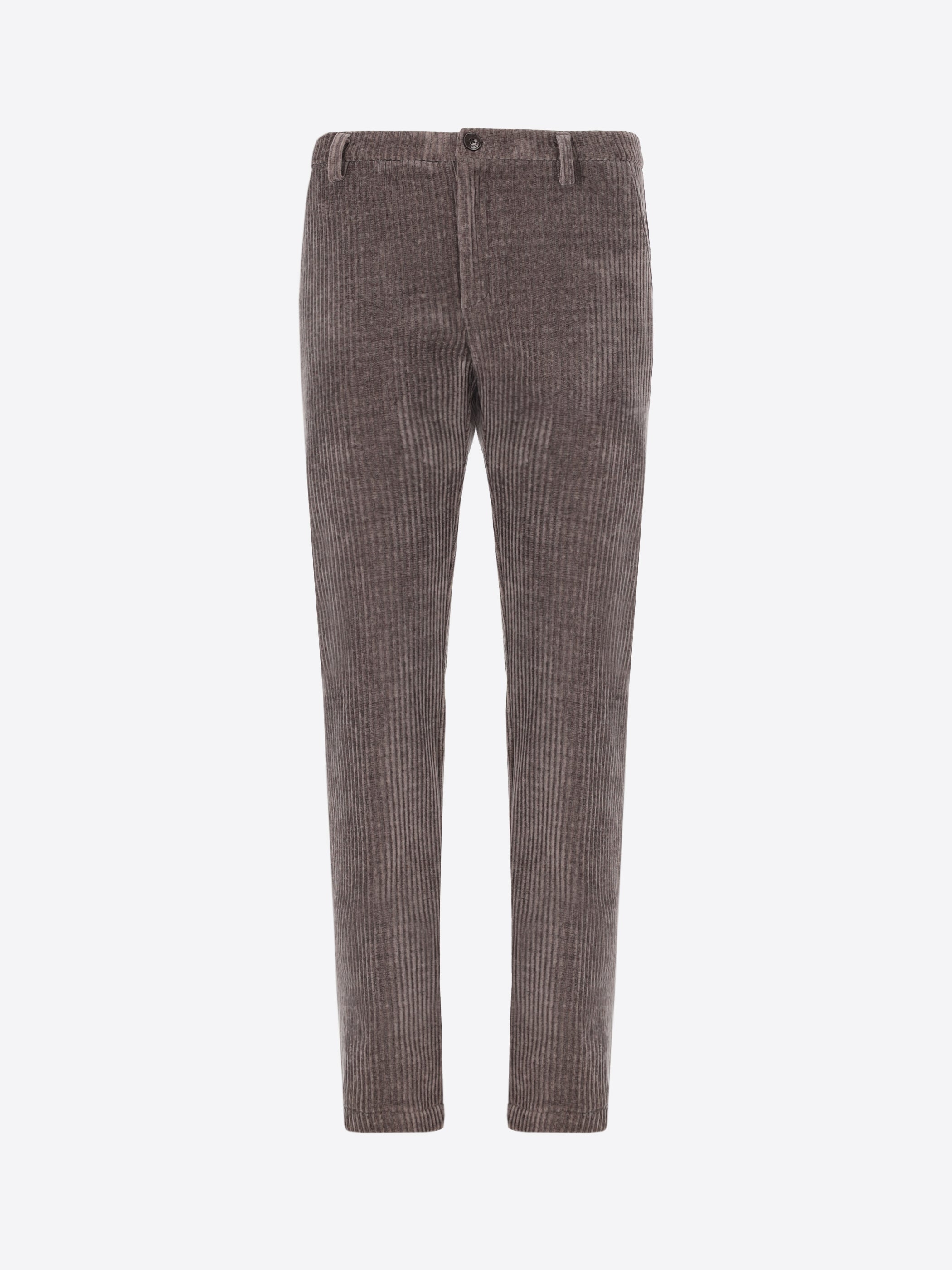 32" Pantalone Kos Torino In Velluto Con Costa Alla Francese