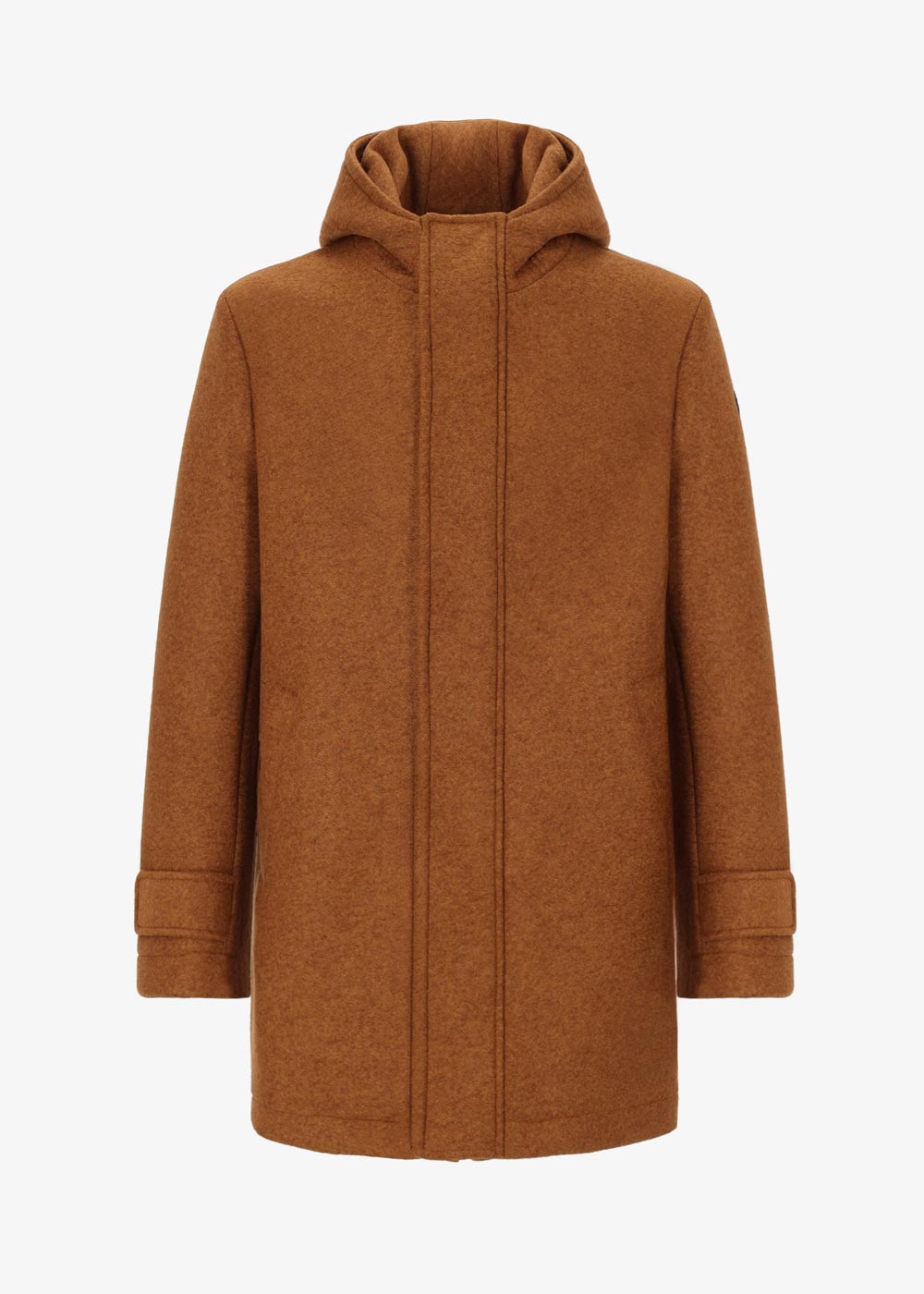 Bonded Stretch Boiled Wool Parka Carlos