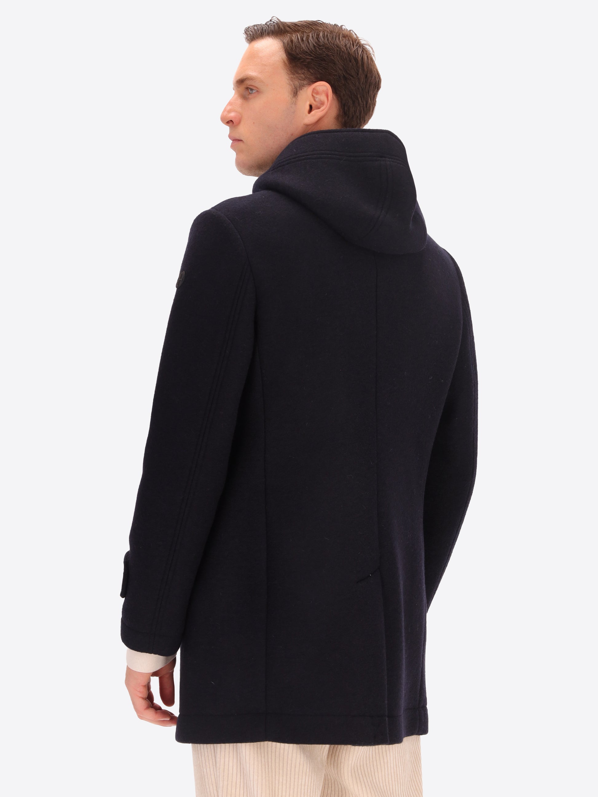 Bonded Boiled Wool Parka Carlos