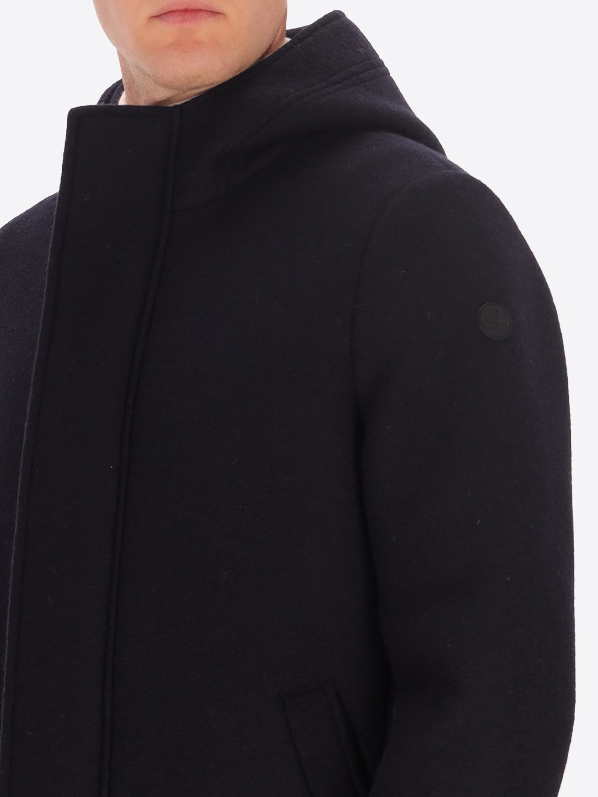 Bonded Boiled Wool Parka Carlos