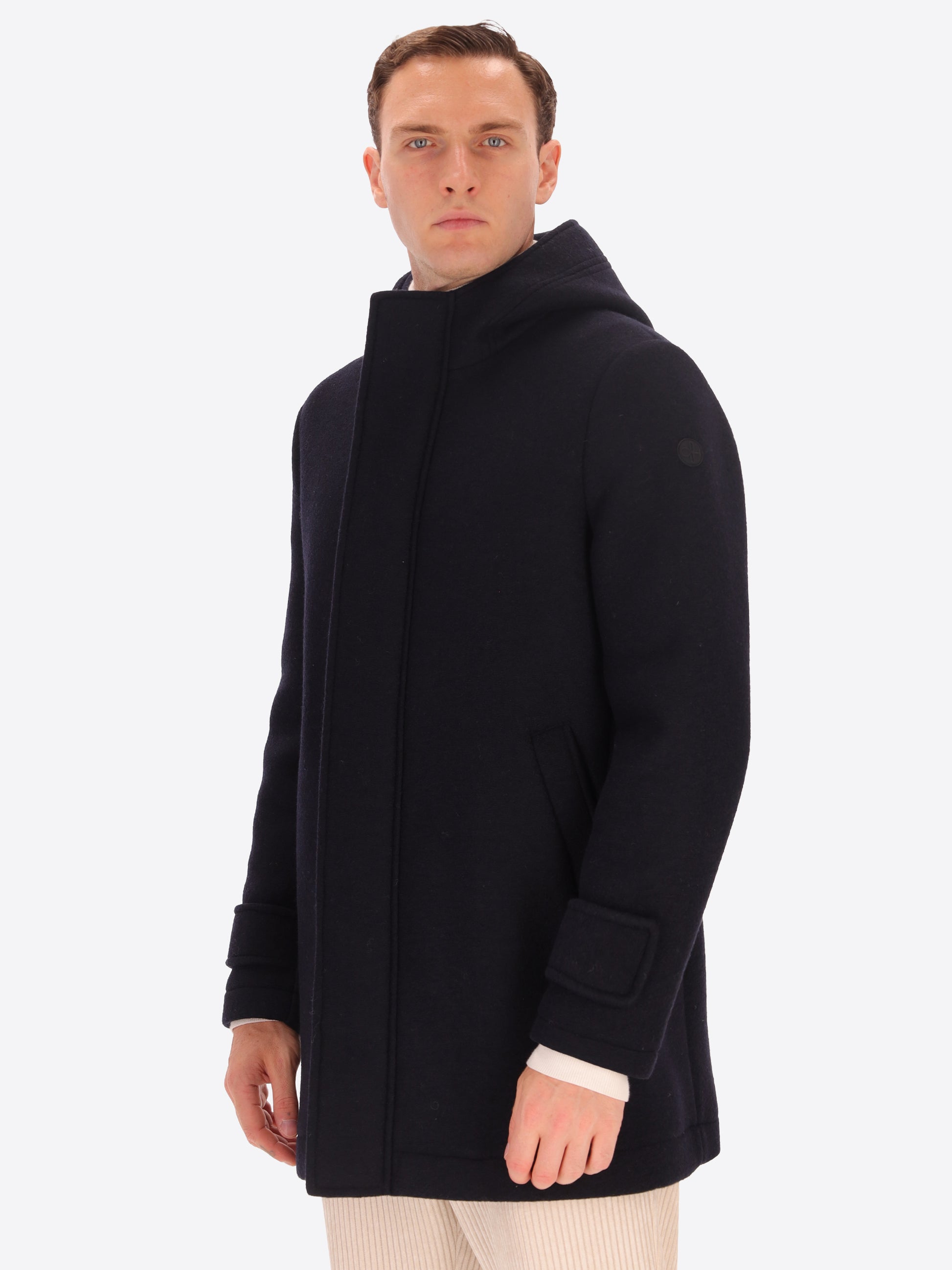 Bonded Boiled Wool Parka Carlos
