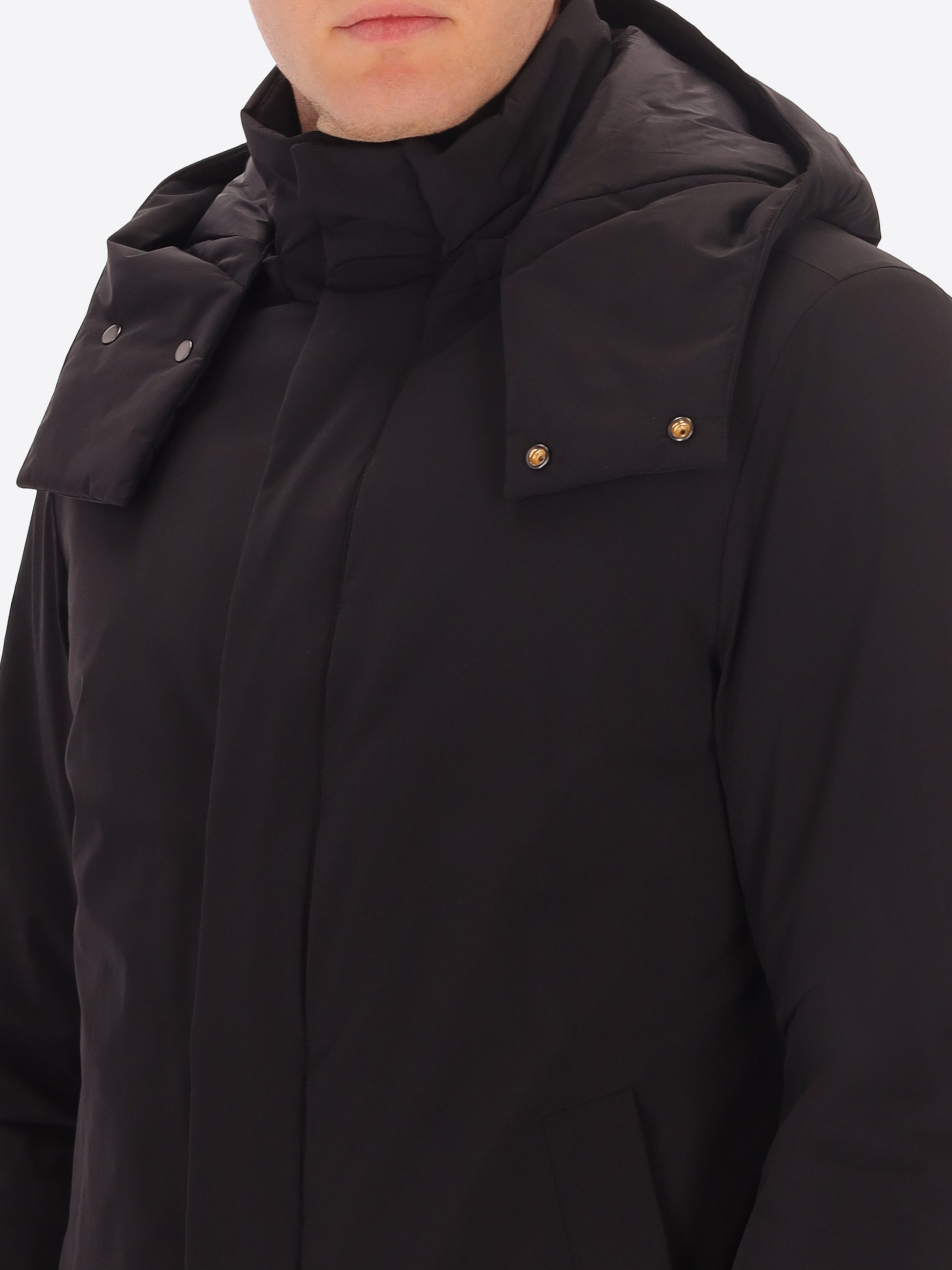 Piumino Liscio Stoccolma con Cappuccio Staccabile