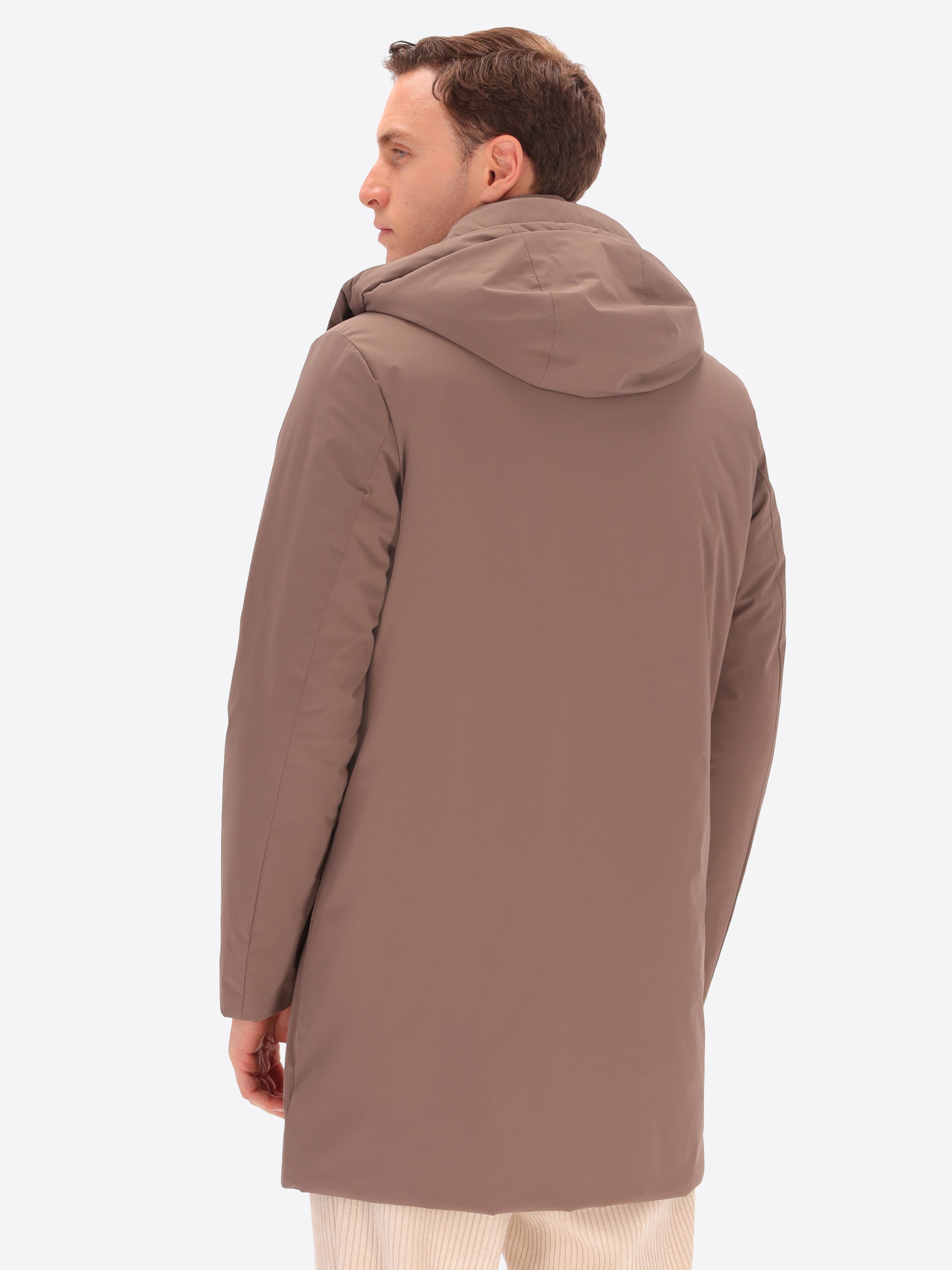 Piumino Liscio Stoccolma con Cappuccio Staccabile