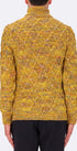 Turtleneck sweater man H/NECK K. WEIZ ochre back distretto12