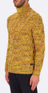 Turtleneck sweater man H/NECK K. WEIZ ochre side distretto12