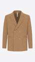 Distretto12 H.P. M26 Dove Grey High-Perform12 Technical Double-Breasted Jacket - Product Still Life