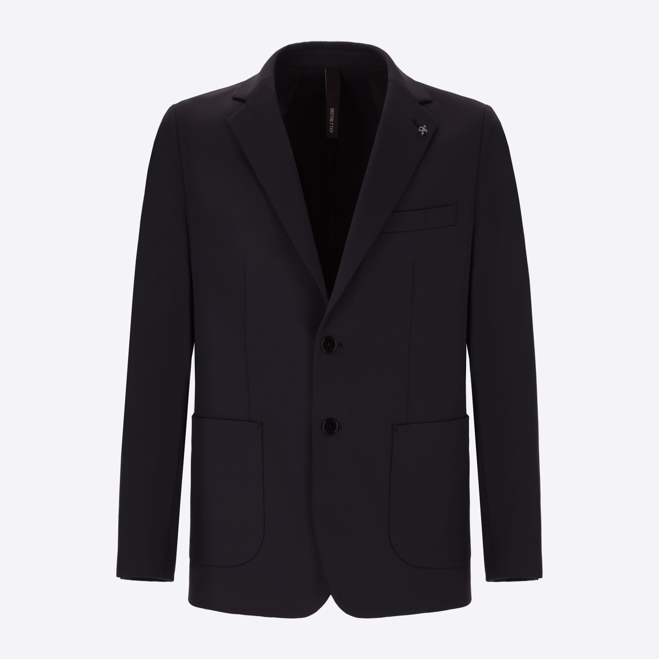 Distretto12 H.P. M26 Blue High-Perform12 Technical Jacket - Product Still Life