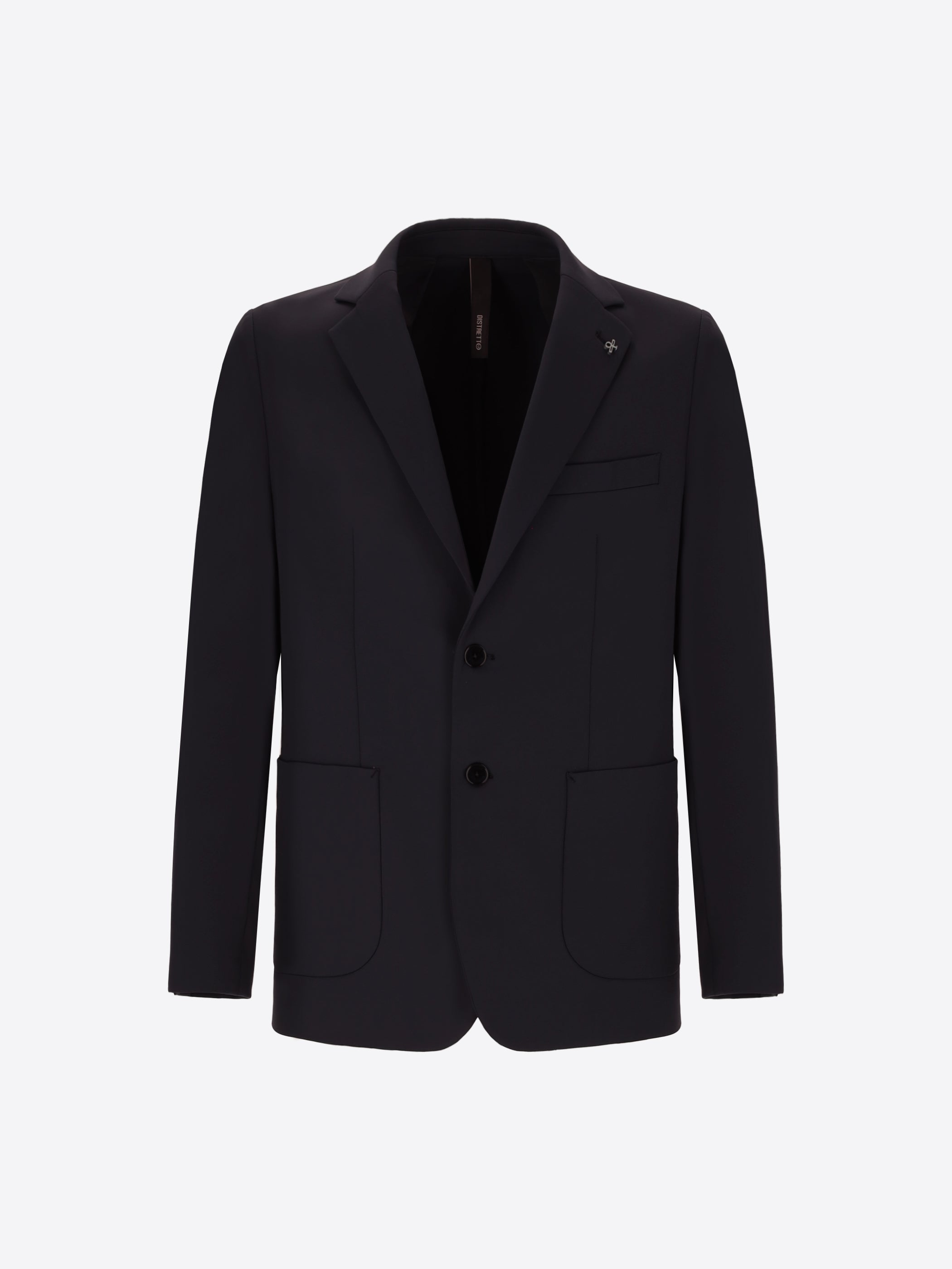 Distretto12 H.P. M26 Blue High-Perform12 Technical Jacket - Product Still Life