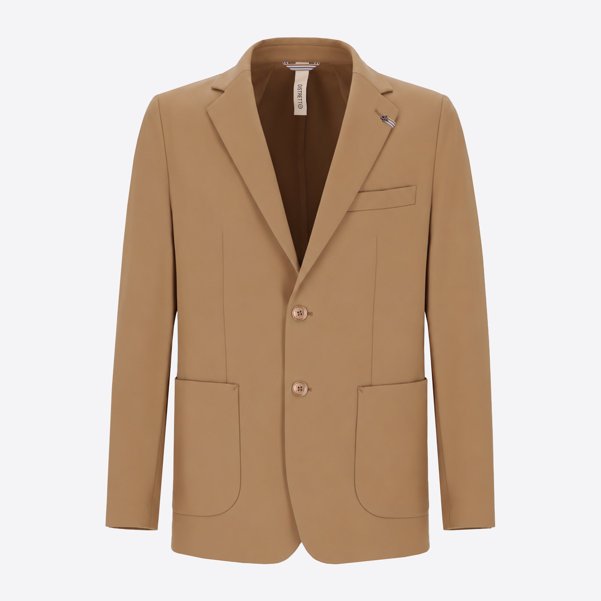 Distretto12 H.P. M26 Dove Grey High-Perform12 Technical Jacket - Product Still Life
