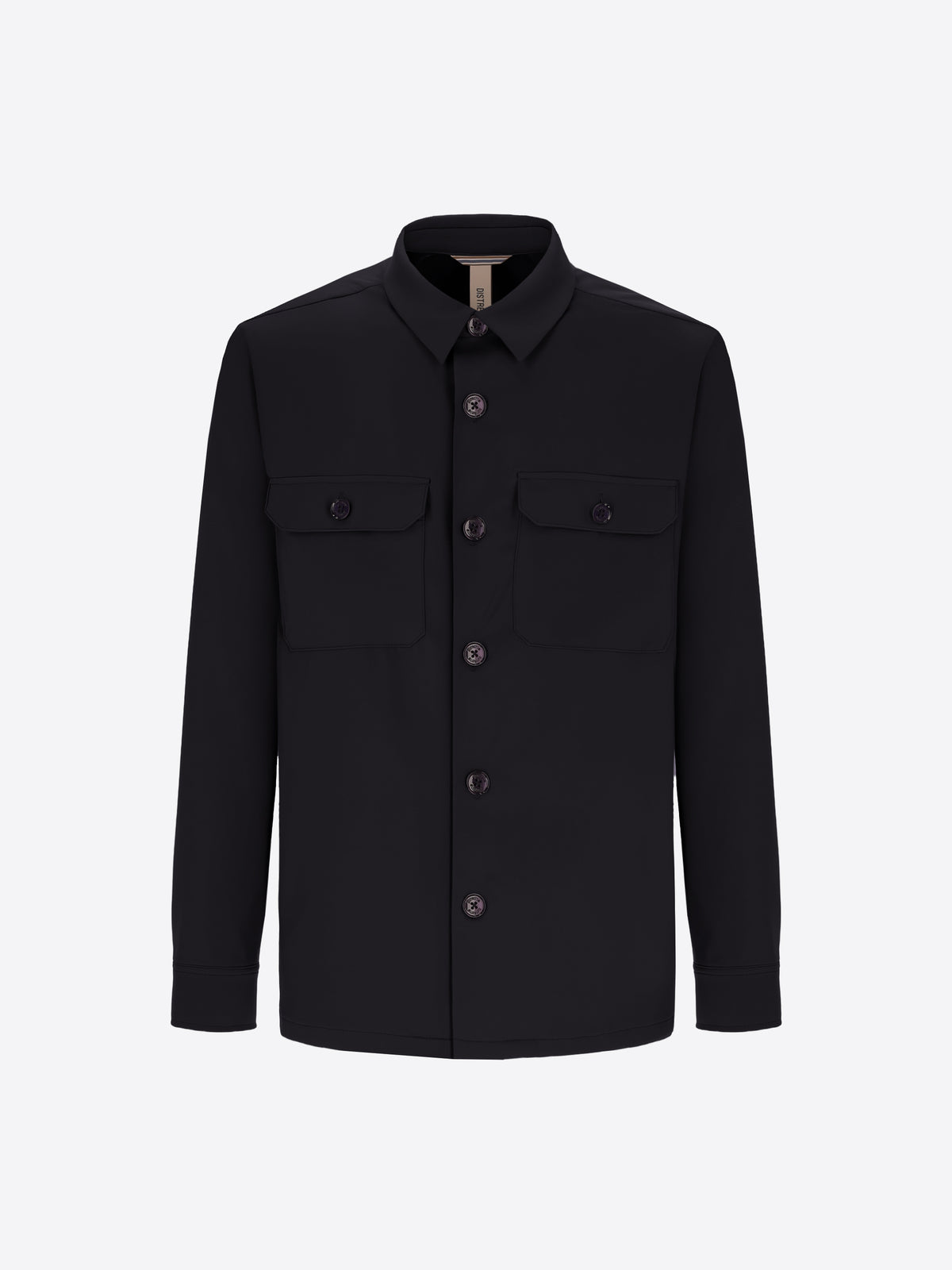 Distretto12 H.P. M26 Blue High-Perform12 Technical Shirt Jacket - Product Still Life