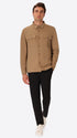 H.P. M26 Dove Grey High-Perform12 Technical Shirt Jacket - Model Full Body Shot