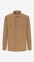 Distretto12 H.P. M26 Dove Grey High-Perform12 Technical Shirt Jacket - Product Still Life