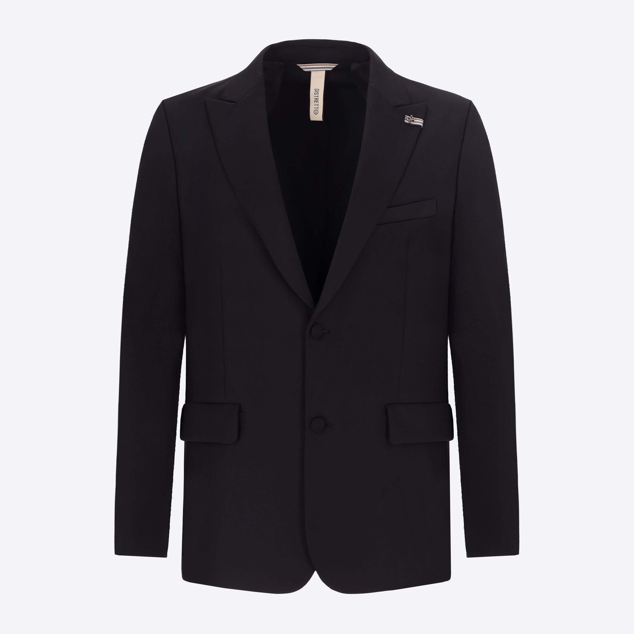 Distretto12 H.P. M26 Blue High-Perform12 Technical Smoking Jacket - Product Still Life
