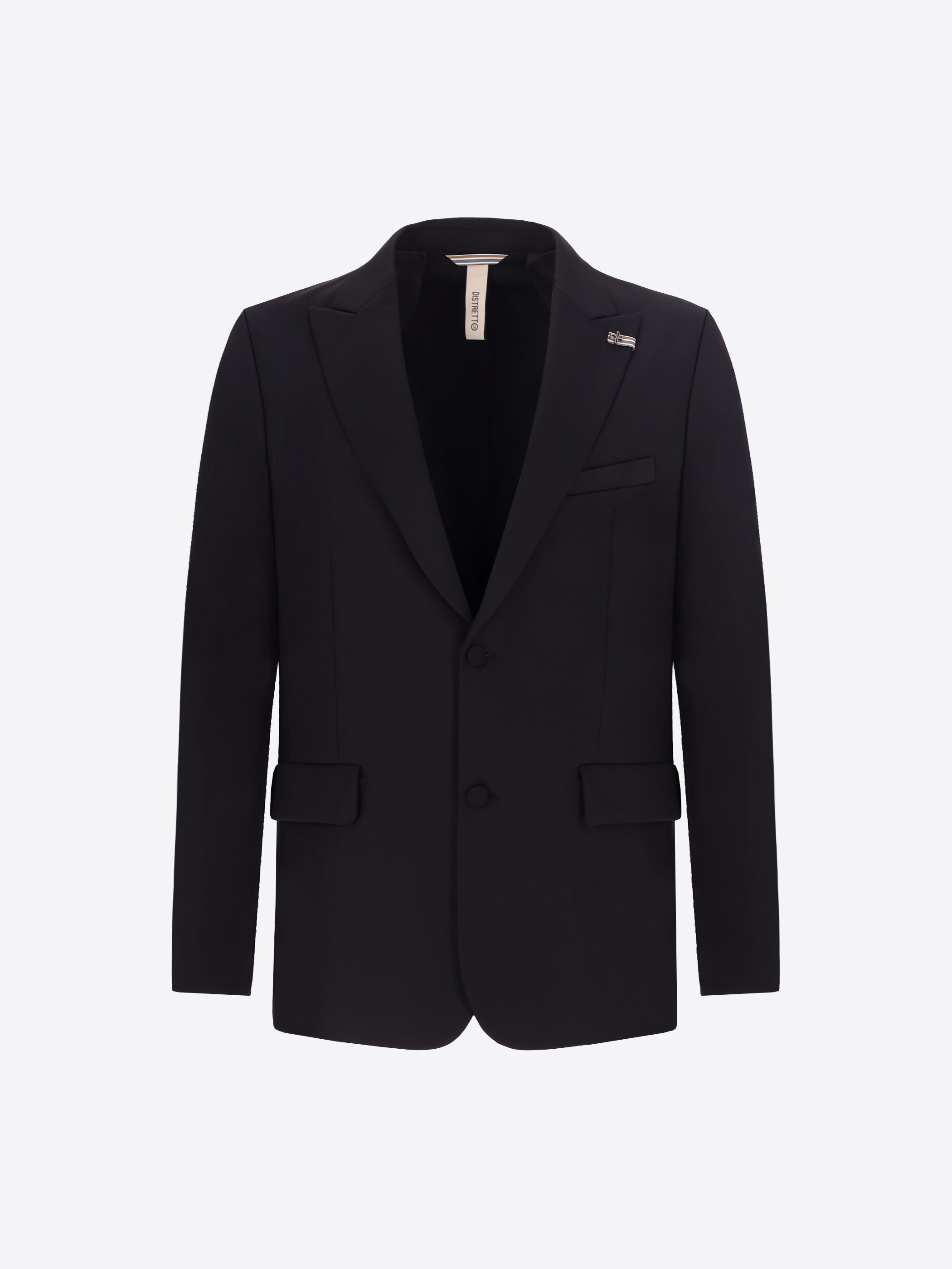 Distretto12 H.P. M26 Blue High-Perform12 Technical Smoking Jacket - Product Still Life