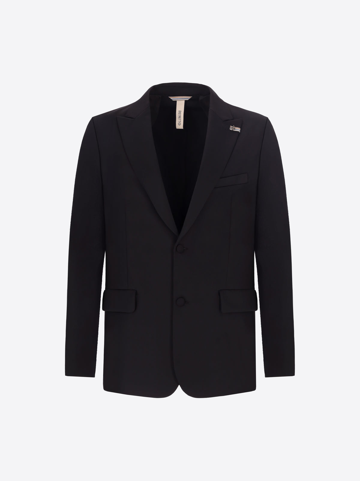 Distretto12 H.P. M26 Blue High-Perform12 Technical Smoking Jacket - Product Still Life