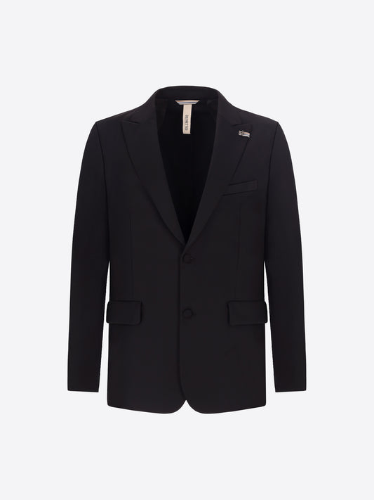 Distretto12 H.P. M26 Blue High-Perform12 Technical Smoking Jacket - Product Still Life