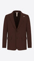 Distretto12 H.P. M26 Brown High-Perform12 Technical Smoking Jacket - Product Still Life