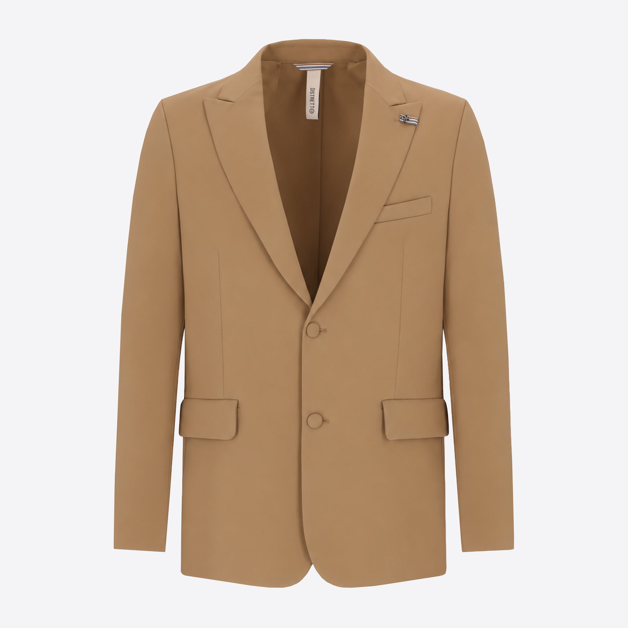 Distretto12 H.P. M26 Dove Grey High-Perform12 Technical Smoking Jacket - Product Still Life