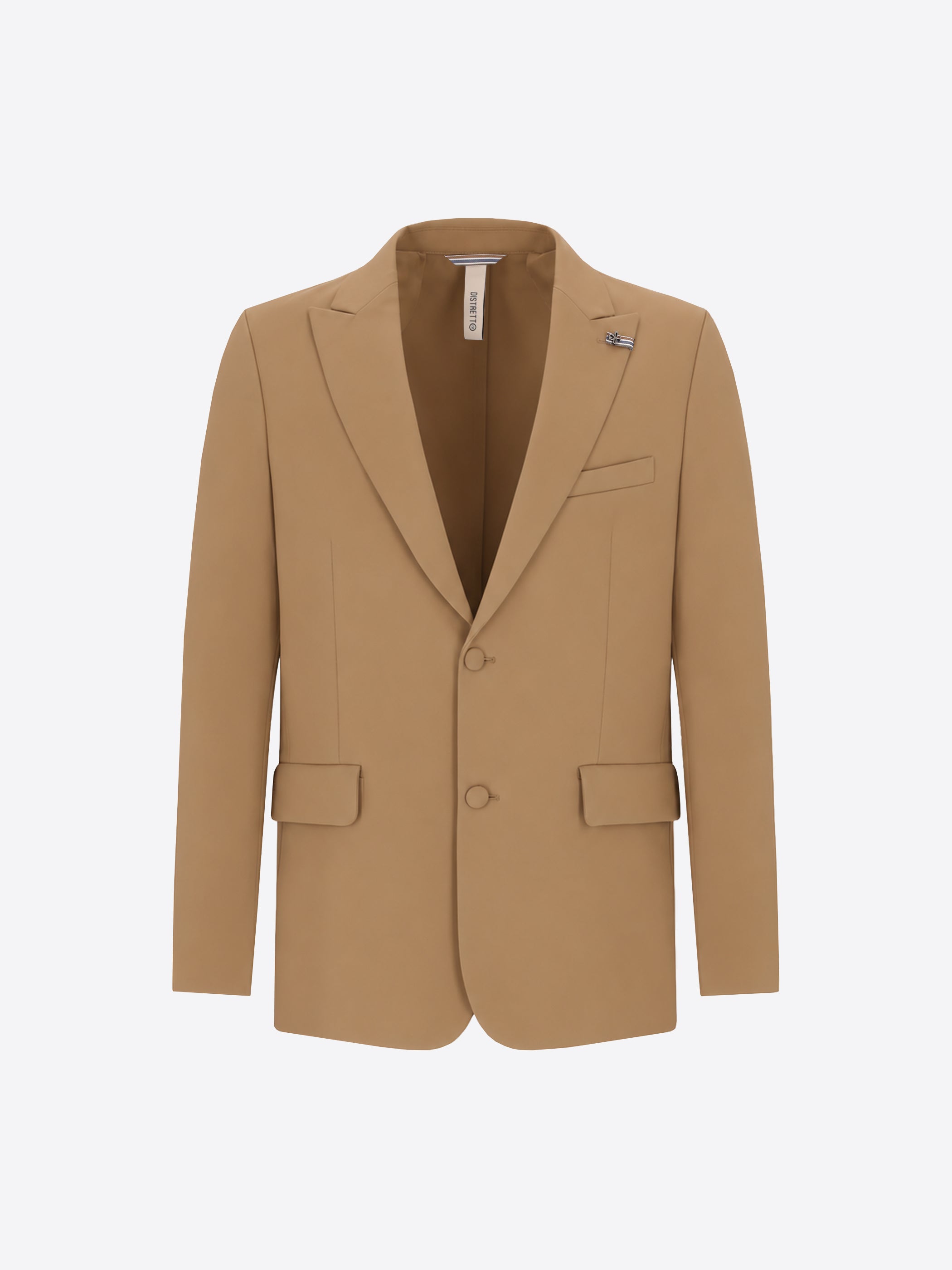 Distretto12 H.P. M26 Dove Grey High-Perform12 Technical Smoking Jacket - Product Still Life