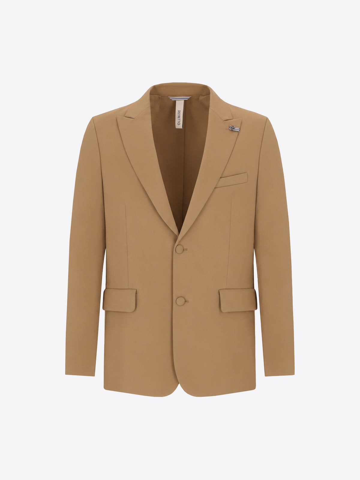 Distretto12 H.P. M26 Dove Grey High-Perform12 Technical Smoking Jacket - Product Still Life