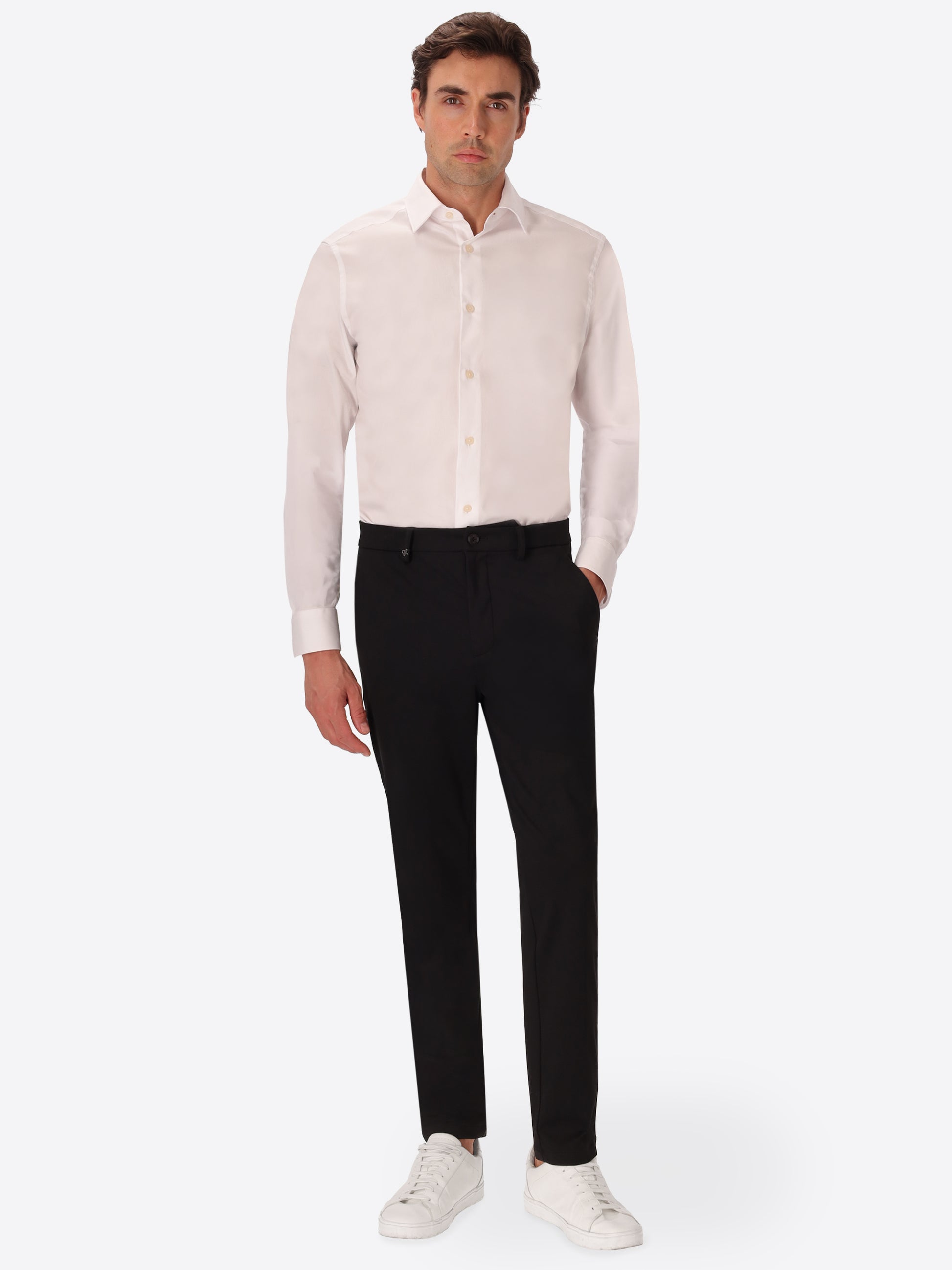 Kos H.P. M26 Black High-Perform12 Technical Trousers - Model Full Body Shot