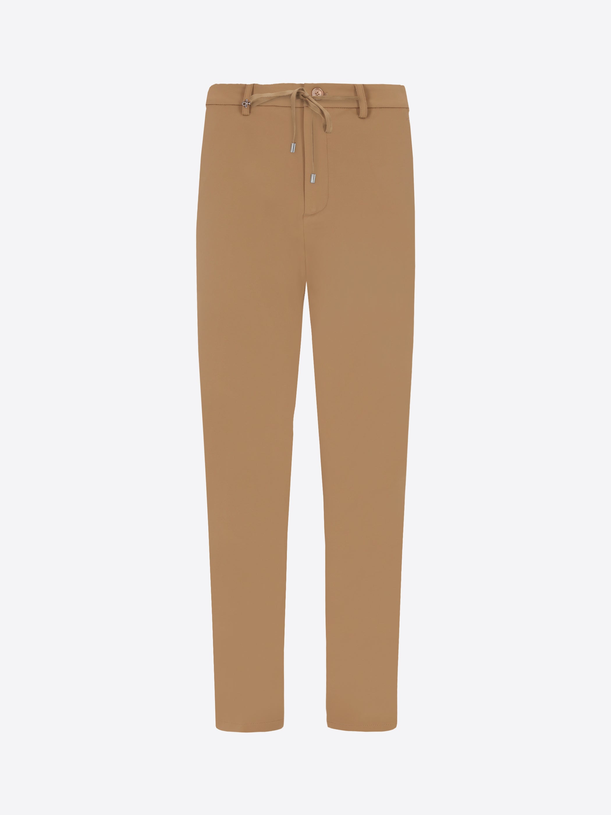 Distretto12 Relax H.P. M26 Dove Grey High-Perform12 Technical Trousers - Product Still Life