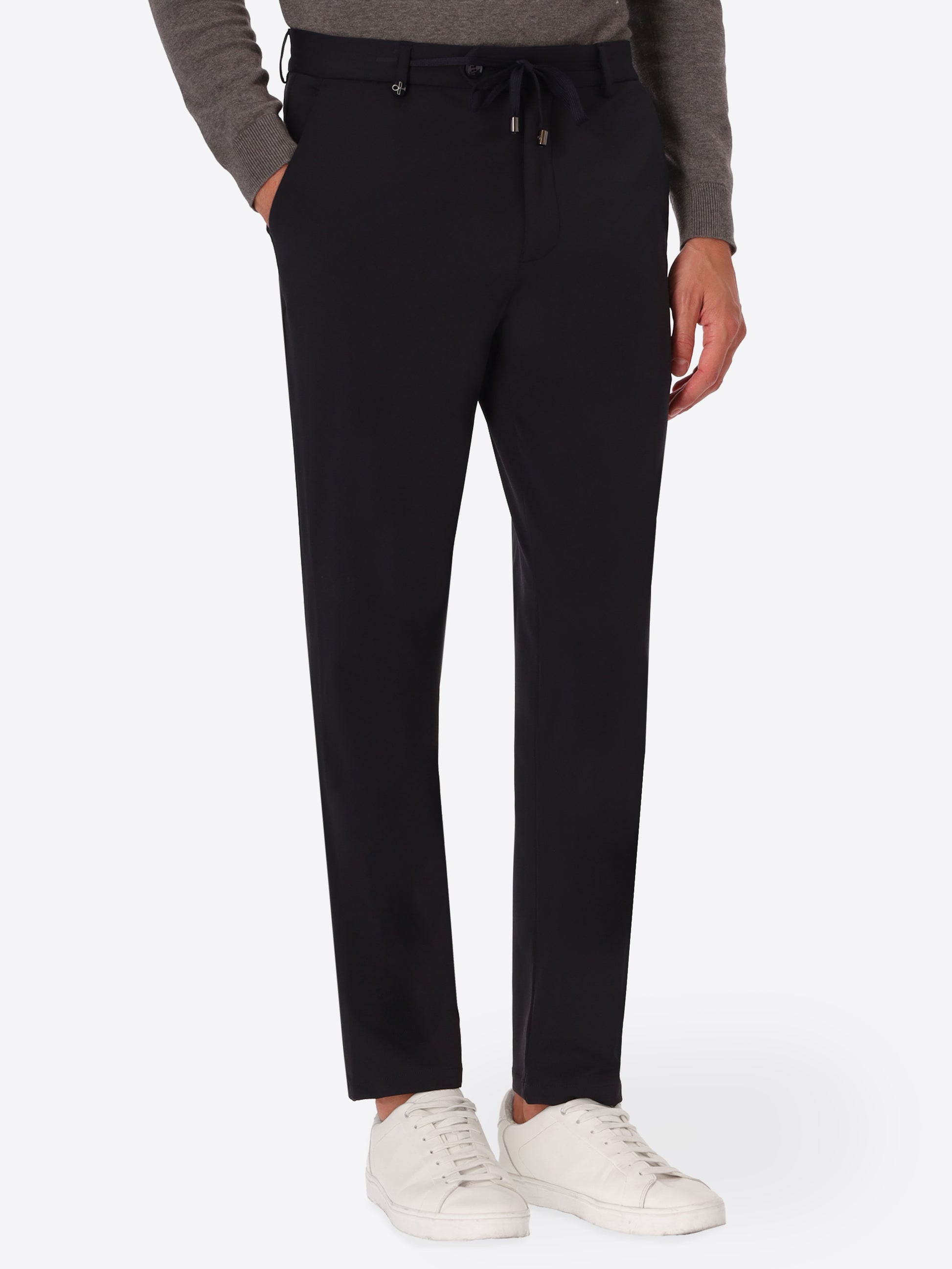 York H.P. M26 Blue High-Perform12 Technical Trousers - Model Front View