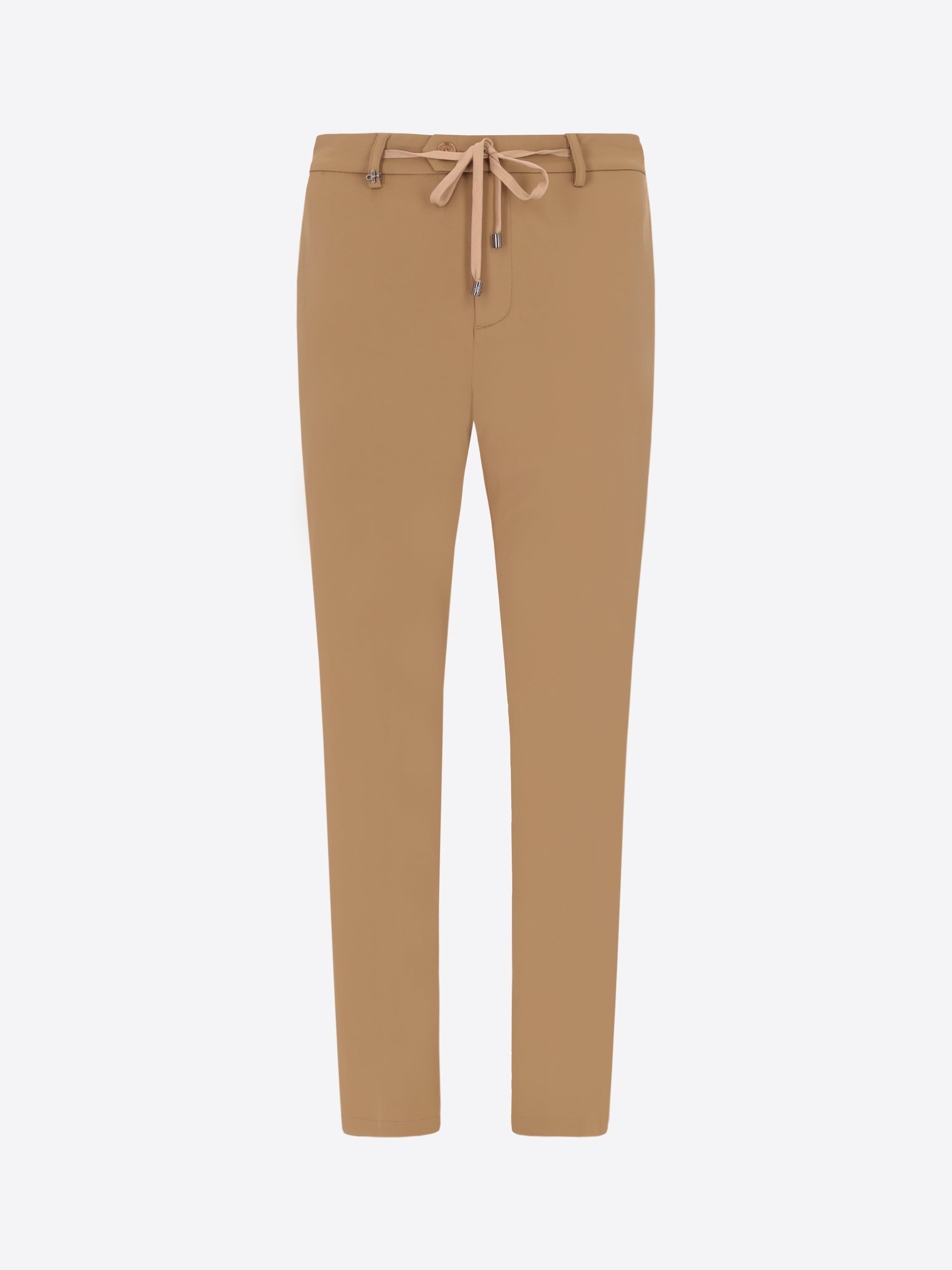 Distretto12 York H.P. M26 Dove Grey High-Perform12 Technical Trousers - Product Still Life