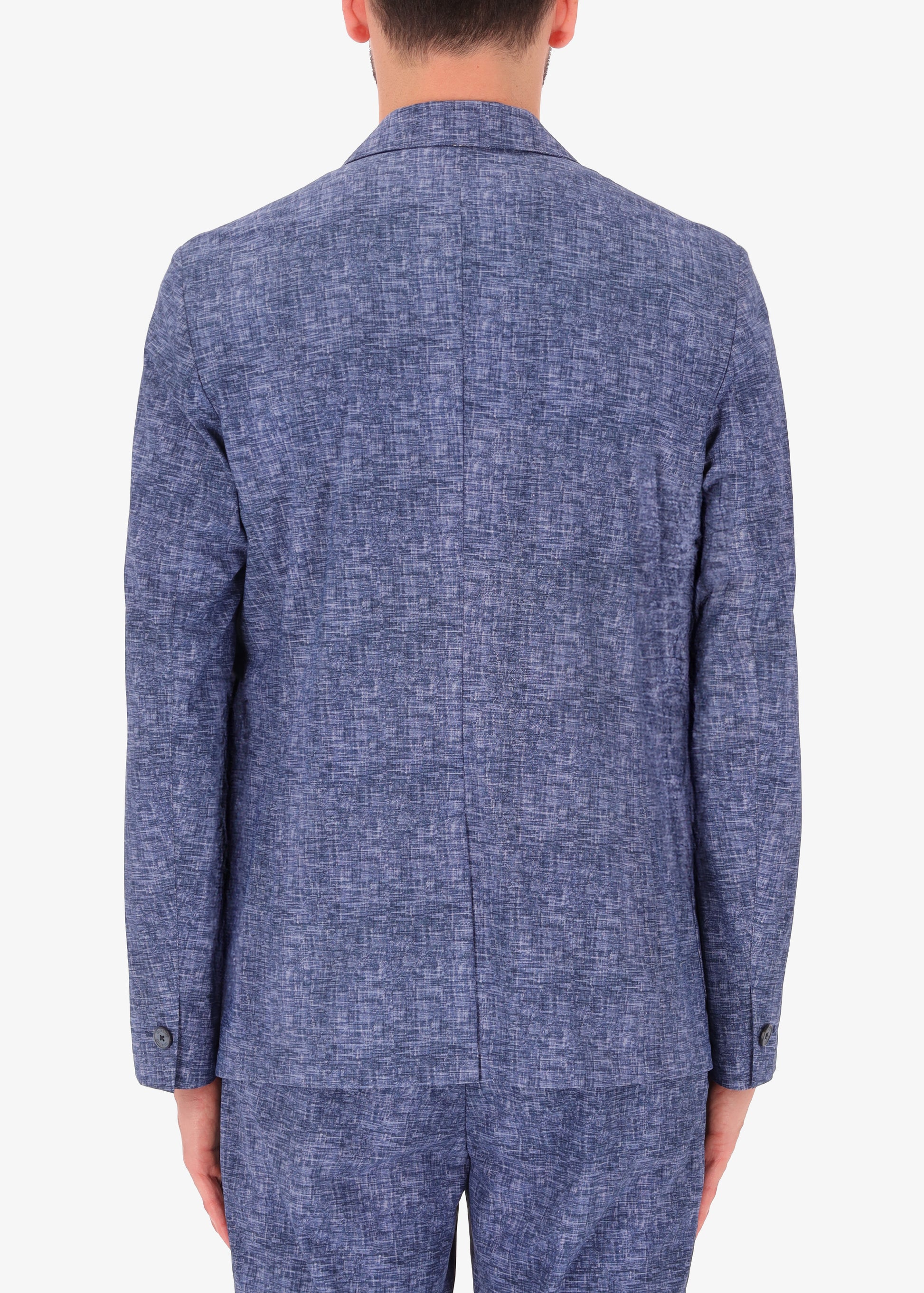 High-Performance Jacke mit Leinen-Effekt-Druck Liv