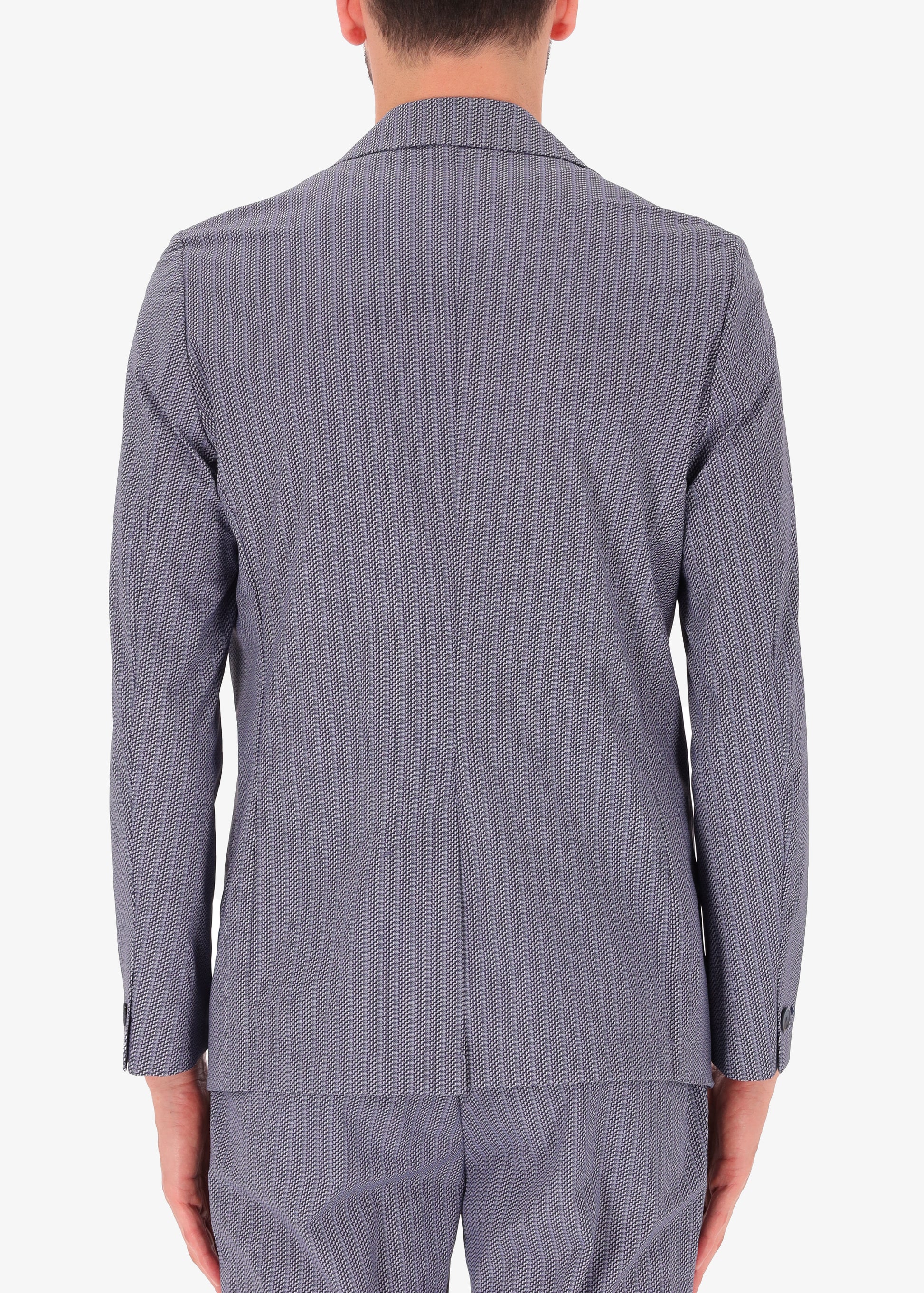 High Performance Striped Effect Print Jacket Comano