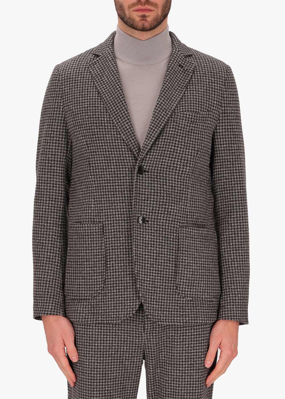 Hahnentritt-Jersey-Jacke - Jacket Edy