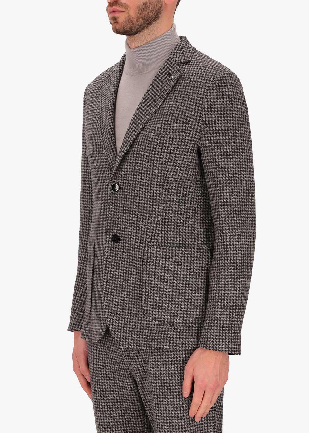 Hahnentritt-Jersey-Jacke - Jacket Edy