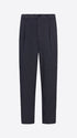 Distretto12 Ban Allori Blue Houndstooth Milano-Jersey Trousers - Product Still Life
