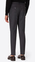 York Allori Charcoal Houndstooth Milano-Jersey Trousers - Model Back View