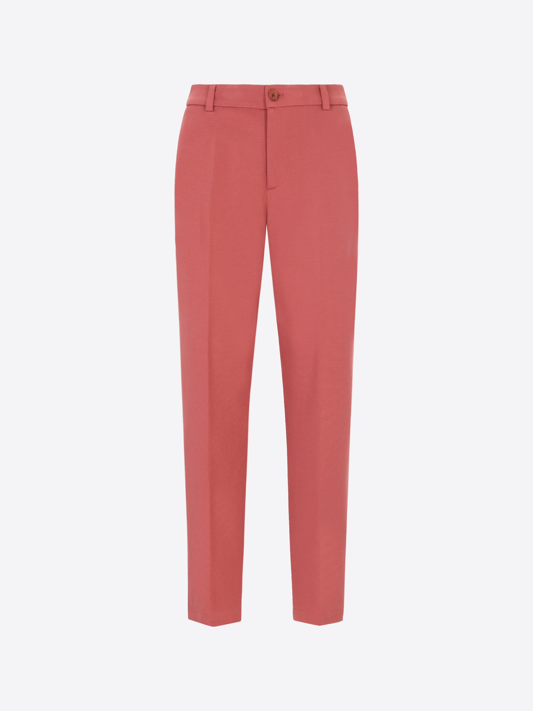 Interlock-Knit Cigarette Trousers Elleboro - Woman
