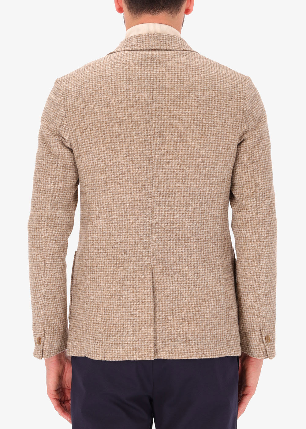Jacke Giona mit Bouclé-Effekt aus gekochter Wolle