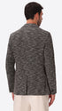 Botticelli Black Jacquard Jacket - Model Back View