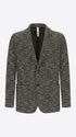 Distretto12 Botticelli Black Jacquard Jacket - Product Still Life