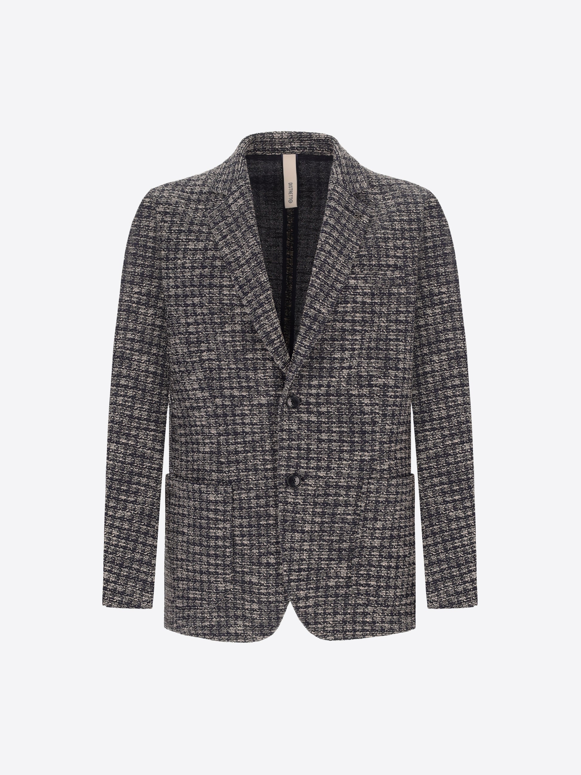 Distretto12 Botticelli Blue Jacquard Jacket - Product Still Life