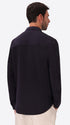 Modigliani Blue Jersey Shirt - Model Back View