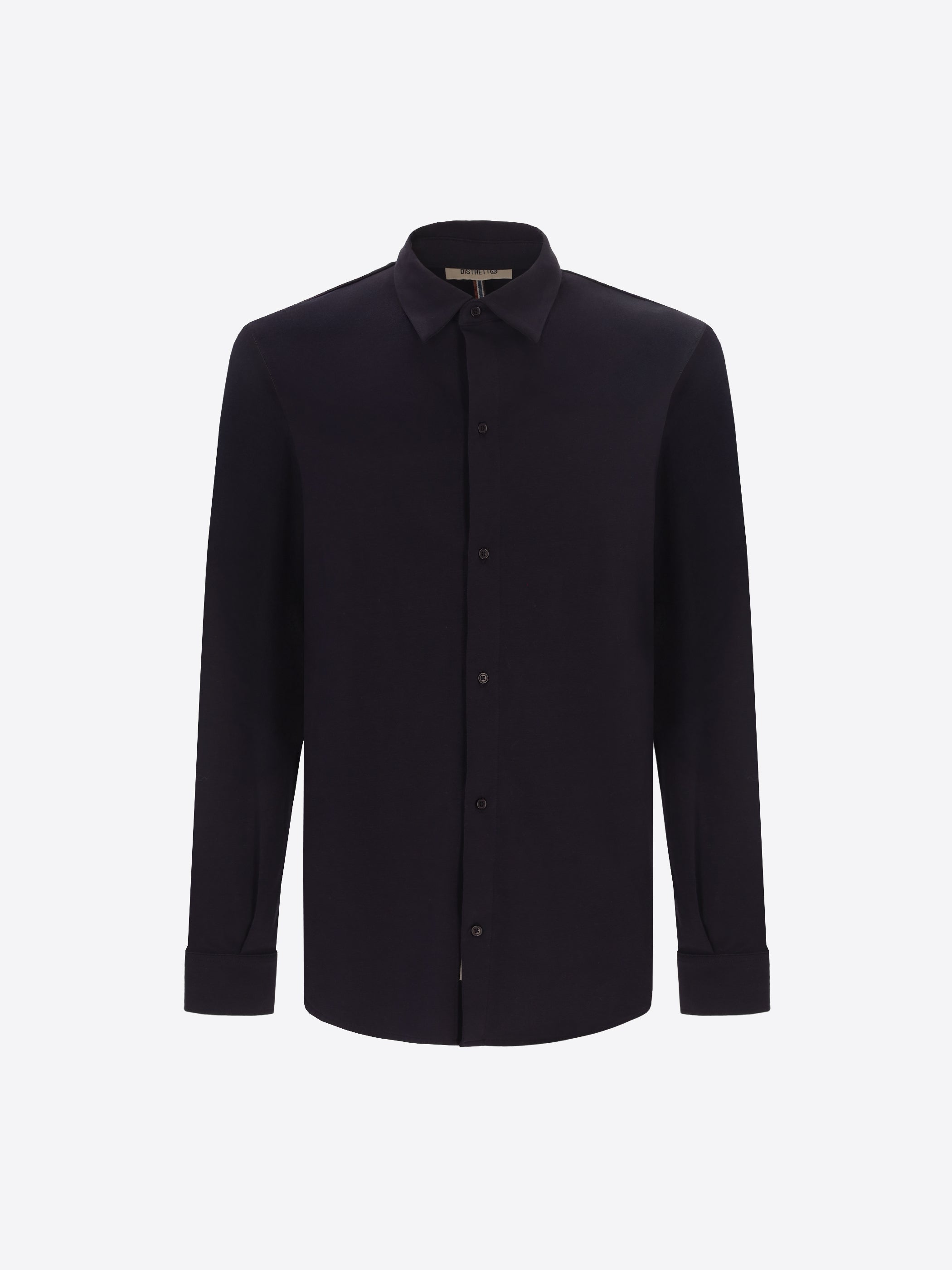 Distretto12 Modigliani Blue Jersey Shirt - Product Still Life